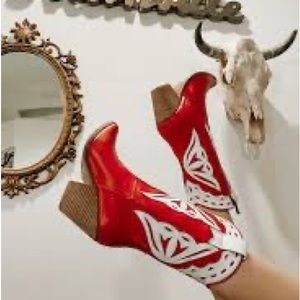 Red Montana Cowboy Boots ♥️✨😍👢